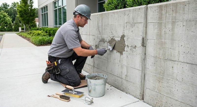 Concrete Wall Repair Service